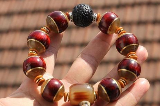 羊角手串怎么盤