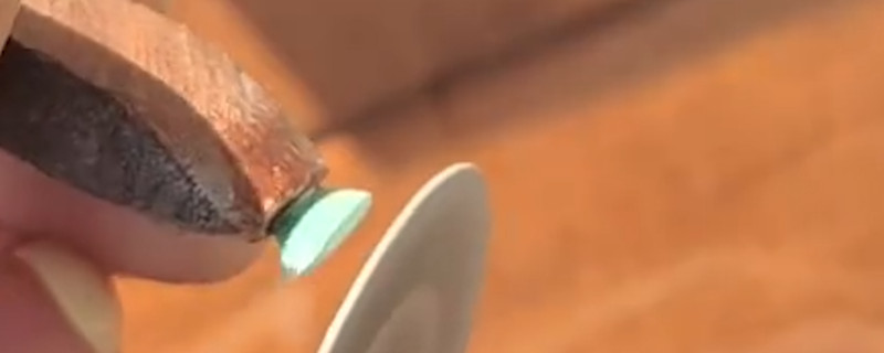 核桃鑲嵌松石教程