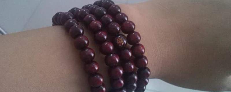 小紫夜檀木手串怎么盤