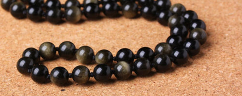 黑曜石項鏈的功效與作用佩戴禁忌