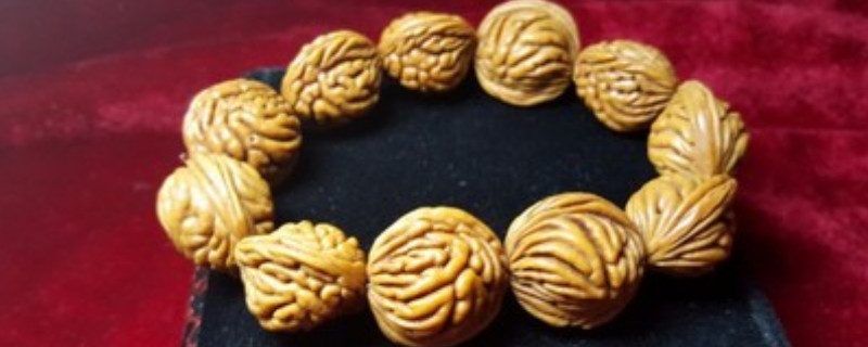 龍紋桃核手串怎么盤(pán)紅