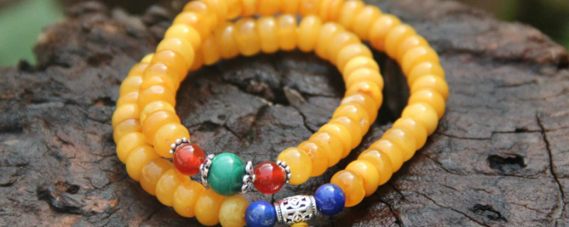 蜜蠟手串怎么盤