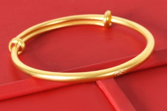 實(shí)心黃金手鐲一般多重