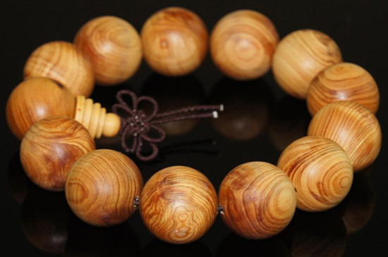 高油崖柏手串怎么盤