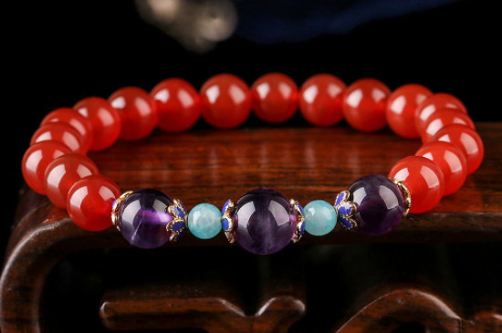 紅瑪瑙手串怎么鑒別真假